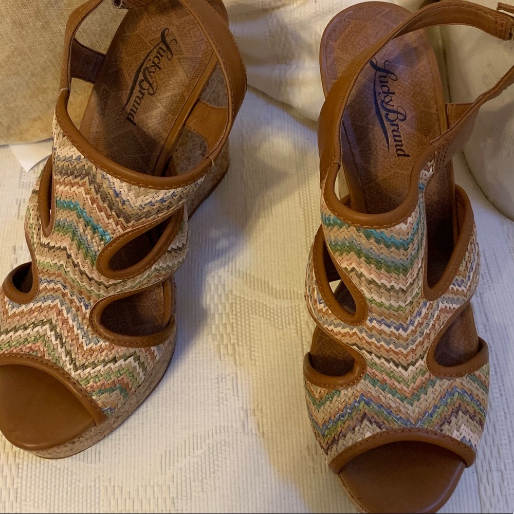 Luck Brand Wedge Sandals